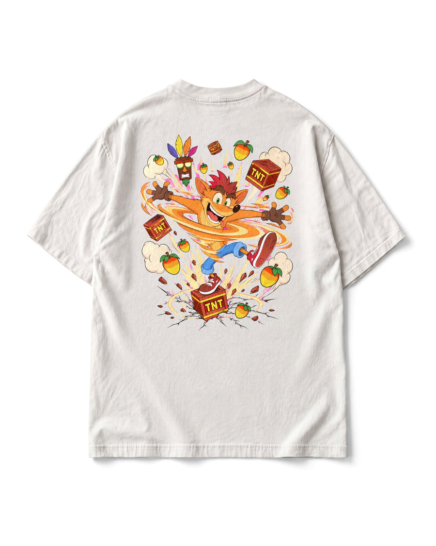 Wumpa Spin — Crash Bandicoot Vintage Tee
