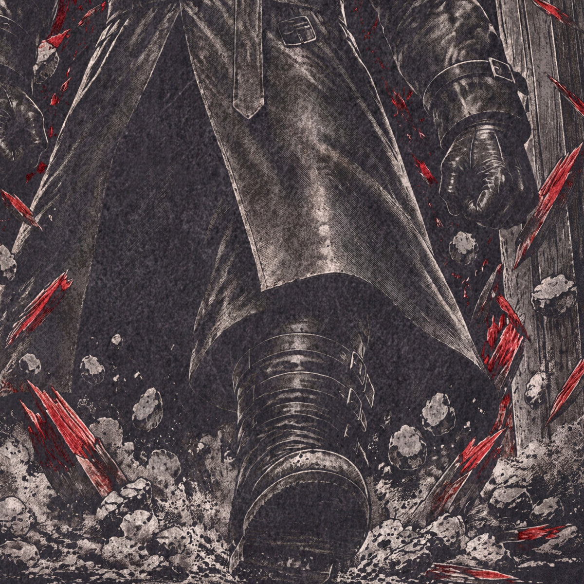 Tyrant — Mr. X Vintage Tee - print detail