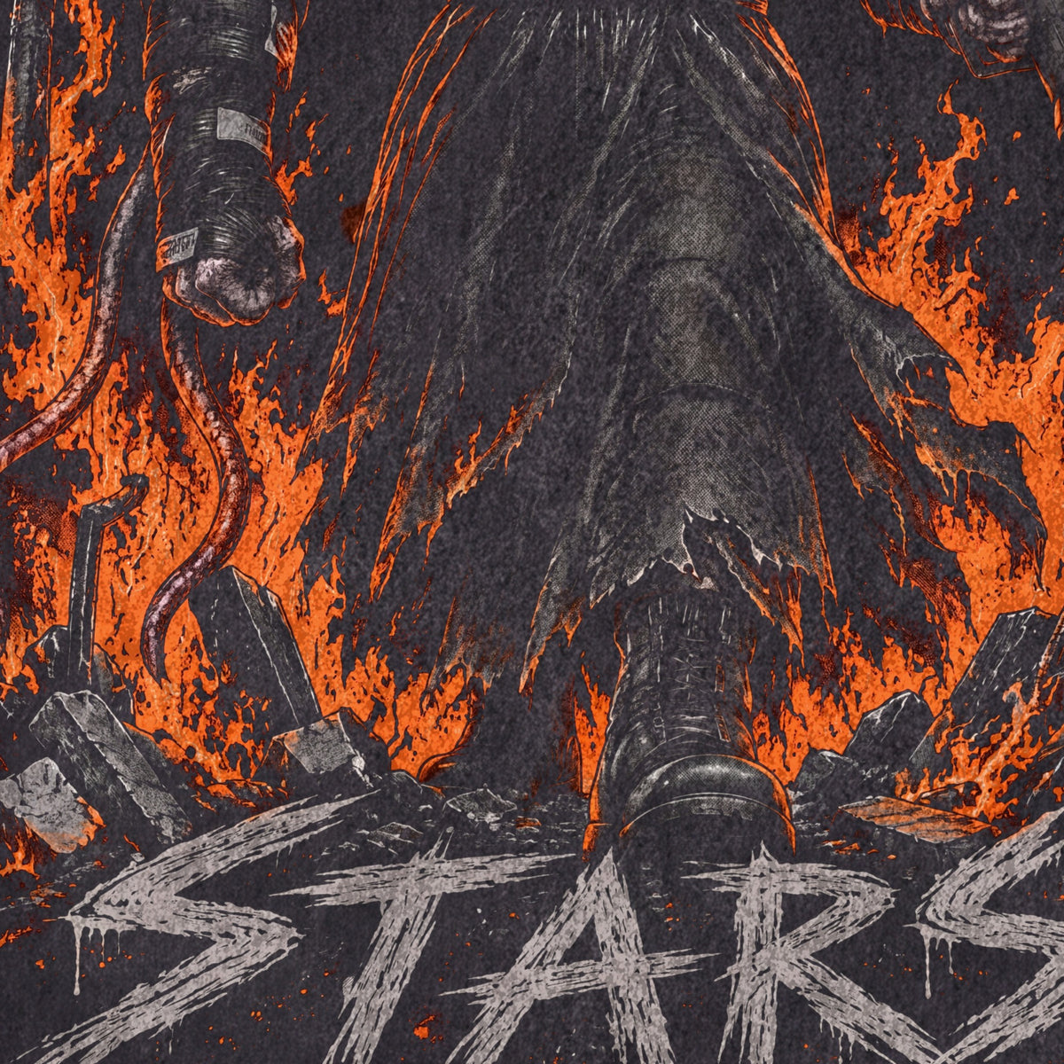 S.T.A.R.S. — Nemesis Vintage Tee - print detail