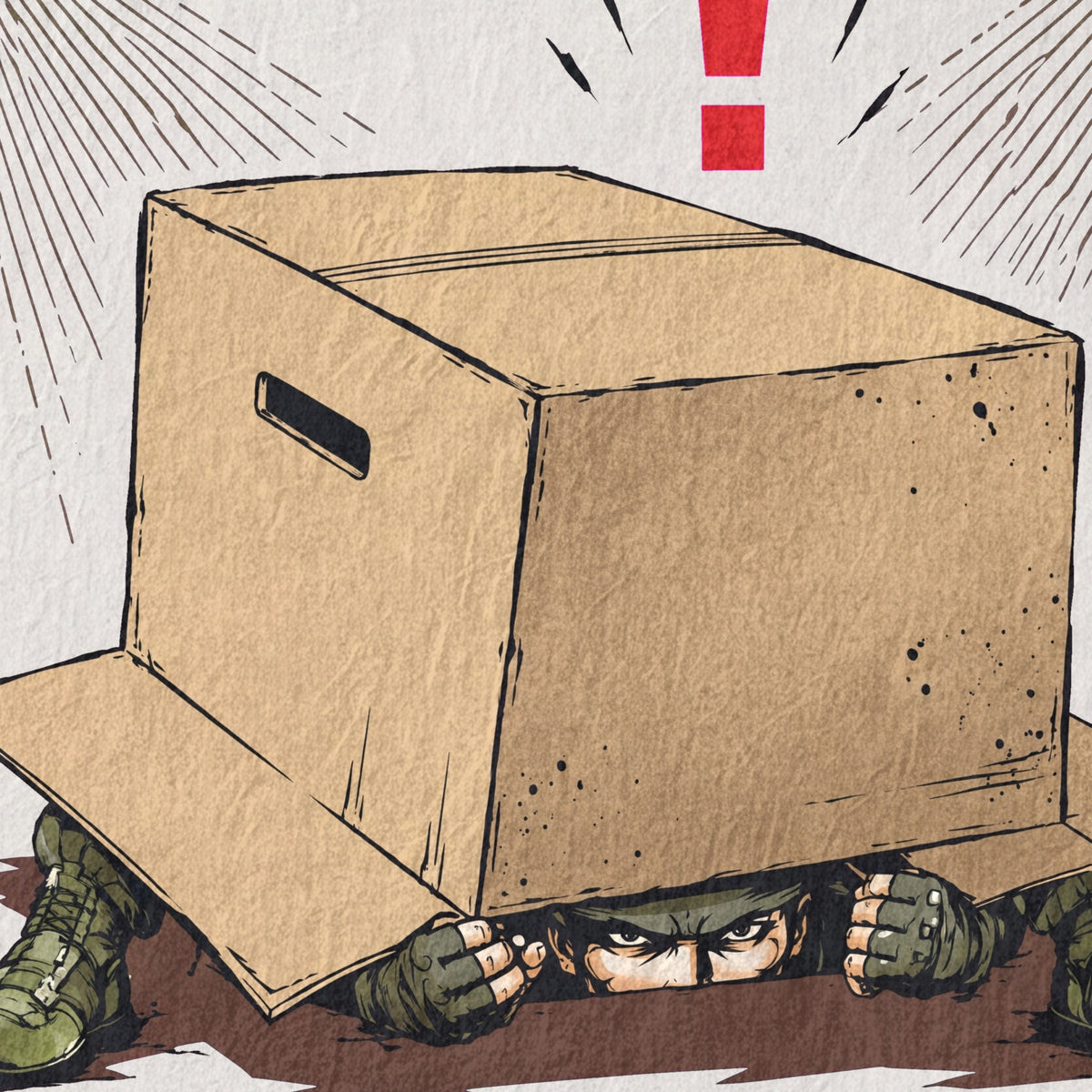 Tactical — Solid Snake Vintage Tee - print detail