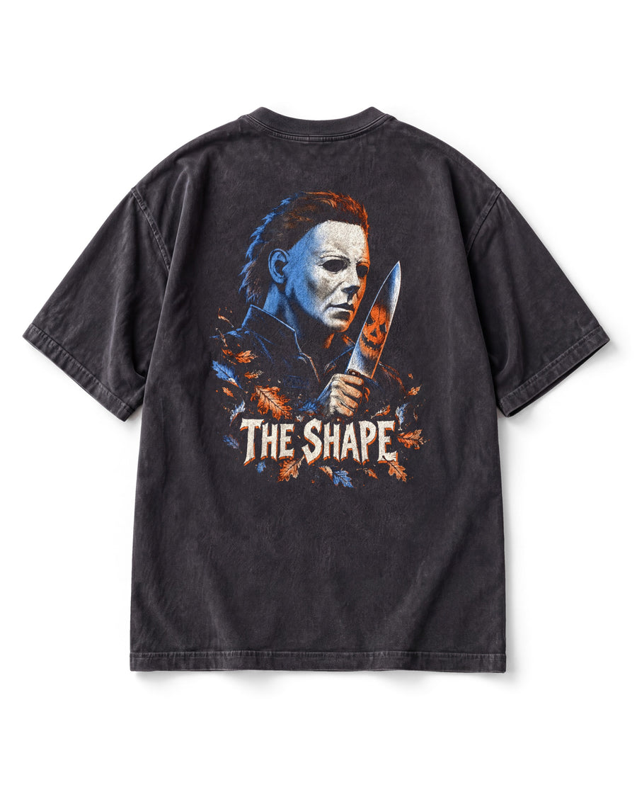 The Shape — White Mask Vintage Tee