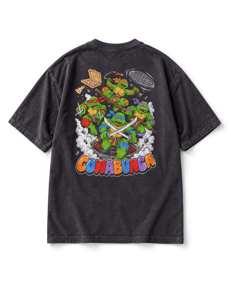 Cowabunga — Leo, Raph, Donnie and Mikey Vintage Tee